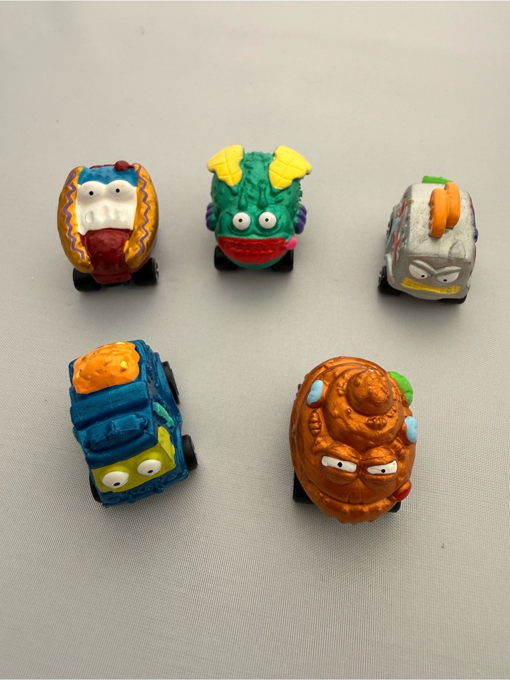 Trash Pack Trash Wheels 5 Piece Lot Mini Garbage Vehicles Collectibles